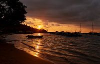 Coucher de soleil à Mirissa