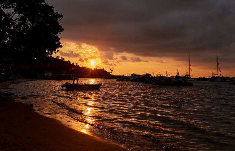 Coucher de soleil à Mirissa par Dilani Butink