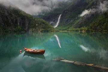 Emerald lake by Roelie Steinmann