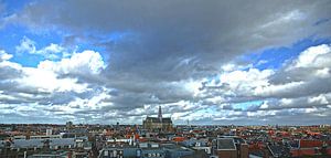 View of Haarlem from V&D (2016) by Eric Oudendijk