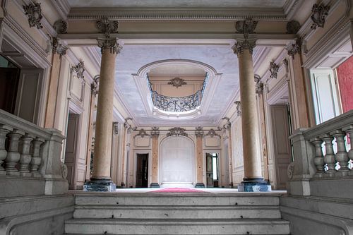 Eingang eines französischen Schlosses