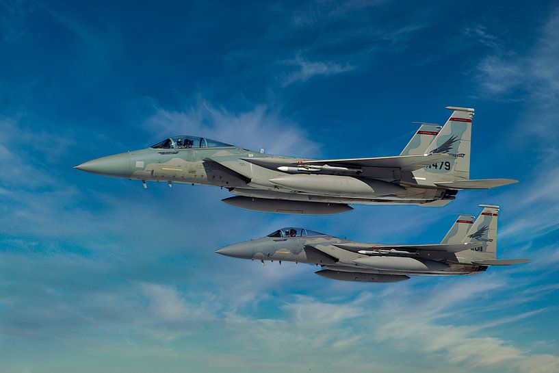 Boeing F-15 Eagle, USAF. by Gert Hilbink