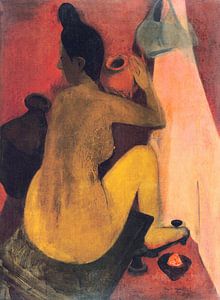 Amrita Sher-Gil, Frau badet, 1940