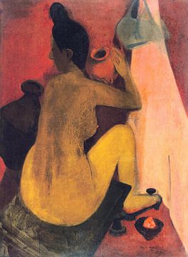 Amrita Sher-Gil, Vrouw baadt, 1940
