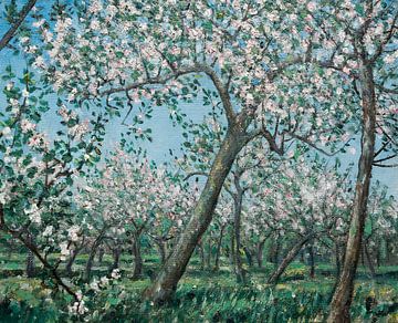 apple orchard, Christopher Nevinson, 1926 by Atelier Liesjes