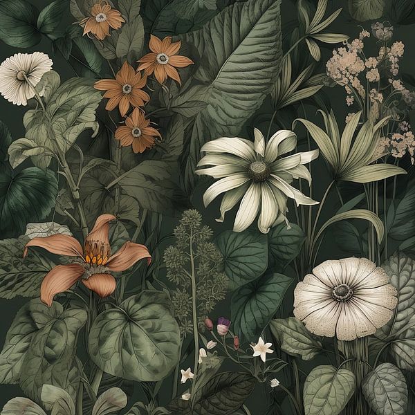 Lush Flower Joy by TheArtfulGallery