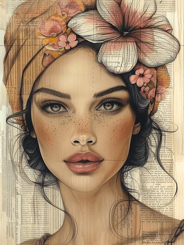 Modern portret met een vintage tintje