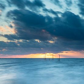 Sonnenuntergang am Strand von Rockanje von Marieke Smetsers