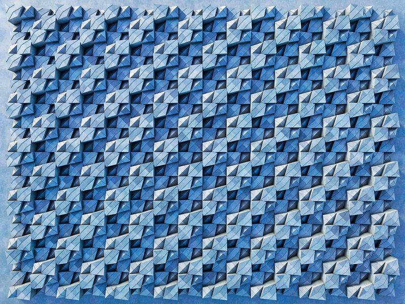 Relief K1 Zink von Frans Blok - Fotos, Kunst und weitere Wanddekoration