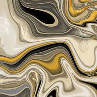 Abstract Art - Fluid Painting Sand Desert