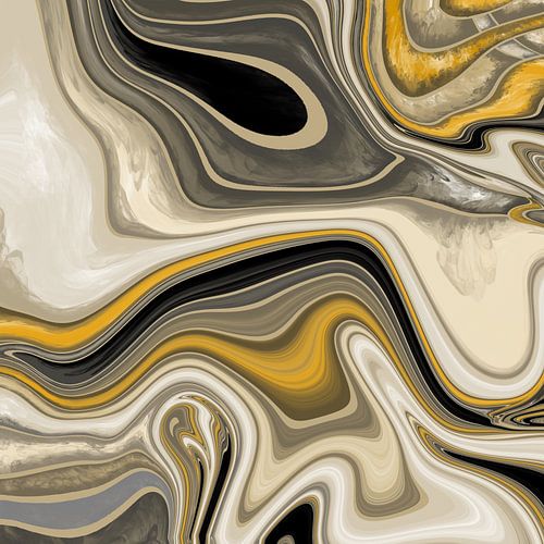 Abstract Art - Fluid Painting Sand Desert