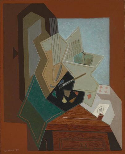 Juan Gris, De schilder en het raam - 1925