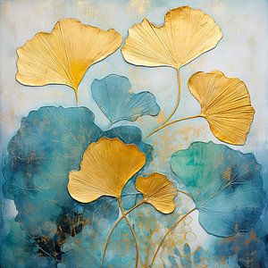 Goldene botanische Pracht