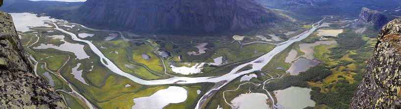 Rapadalen dans le parc national de Sarek en Suède par Karina Gebert