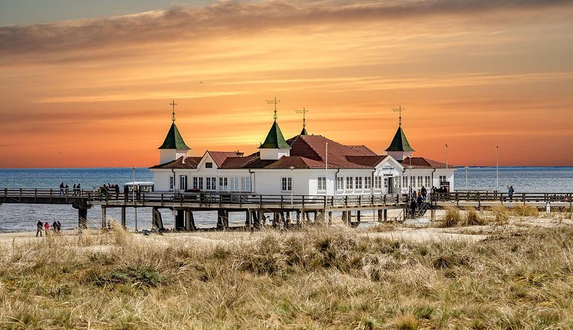 Sunrise in Ahlbeck on the Baltic Sea by Animaflora PicsStock