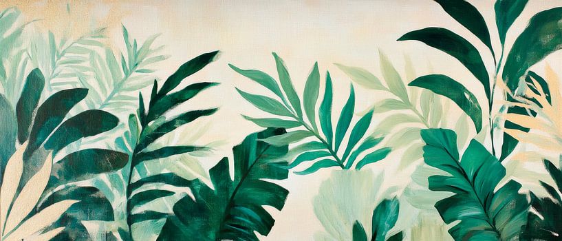 Tropical leaves by Poster Art Shop