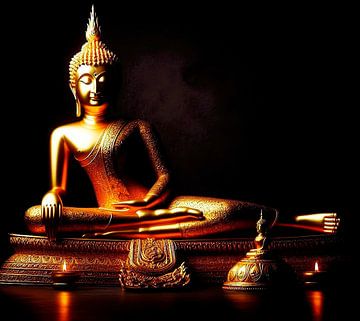 De Gouden Boeddha - 2 van Ineke de Rijk
