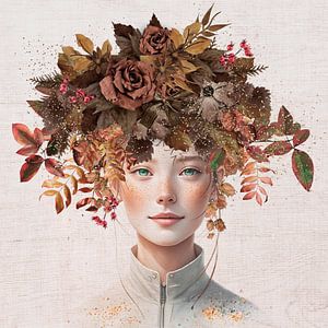 Herbst-Mädchen