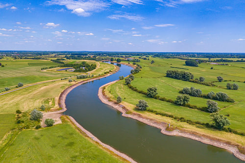 IJssel river with low water level during summer by Sjoerd van der Wal Photography