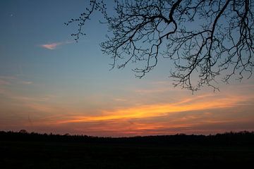 Zonsondergang bij Schipborg van Sander de Jong