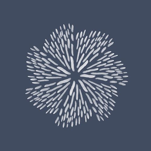 Elementen en seizoenen | Water, ijs, winter | Minimalistische illustratie