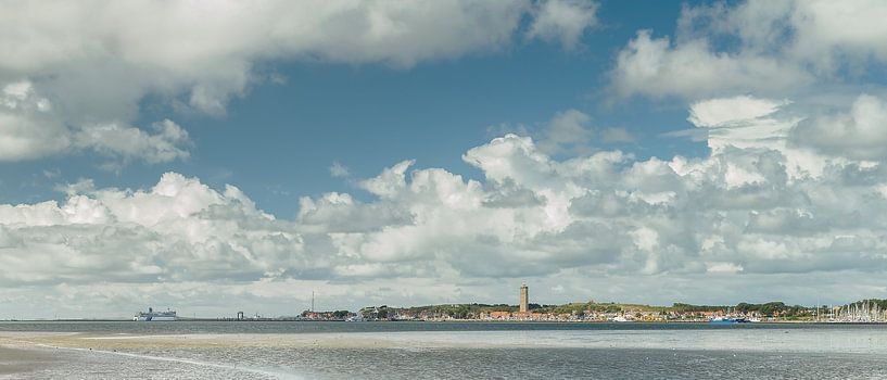 Zicht op Terschelling  van Menno Schaefer