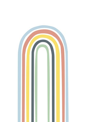 Regenboog abstract kleurrijk