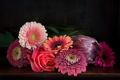 Bloemen in baroque stijl