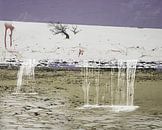 Surrealistisch landschap met watervallen van Rietje Bulthuis thumbnail
