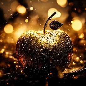 Gouden appel met glinstering van Imperial Art House