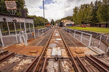 Draaischijf Eisenbahn Museum Schwarzenberg van Rob Boon