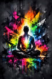 Inner Light-meditatie – Neon Energy Awakening van ButterflyPix