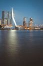 Erasmusbrücke in Rotterdam von Youri Zwart Miniaturansicht