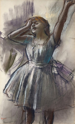 Ballerina in Grau