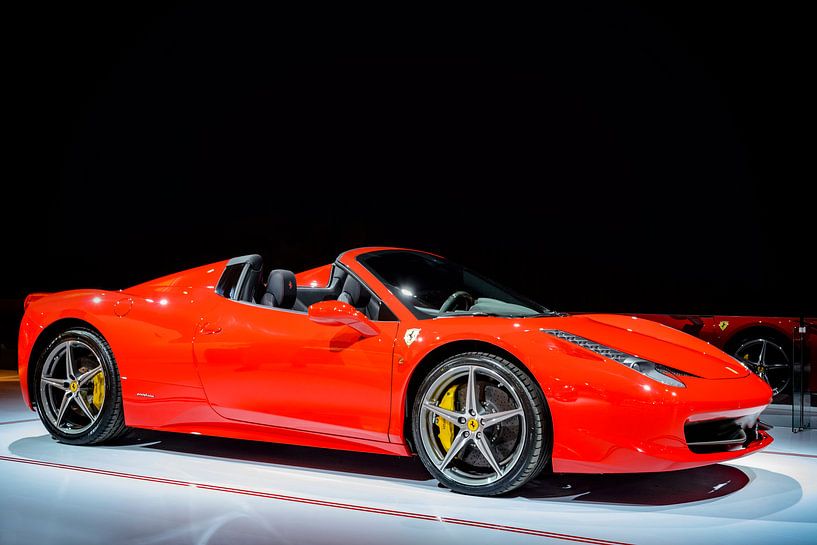 Ferrari 458 Spider sports car by Sjoerd van der Wal Photography