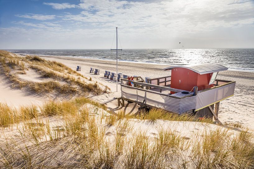 Weststrand von Kampen im Frühling, Sylt von Christian Müringer