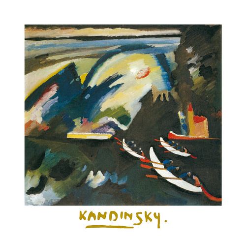 Kahnfahrt (See) von Wassily Kandinsky