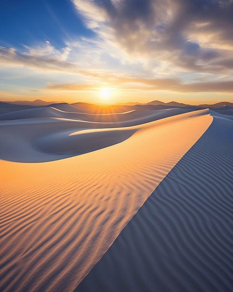 Schönheit der Wüste von fernlichtsicht