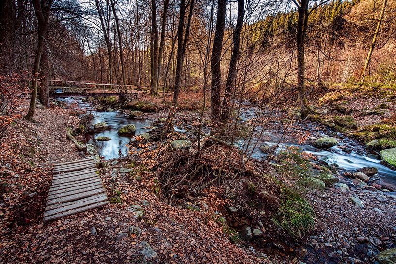 Mountain river La Hoëgne by Rob Boon