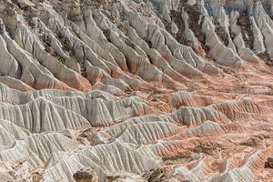 Abstract beeld van een canyon in Centraal-Azië | Turkmenistan van Photolovers reisfotografie