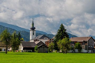 Wunderschönes Alpenpanorama in Vorarlberg von Oliver Hlavaty
