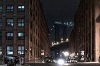 Manhattan Bridge  van Kurt Krause thumbnail