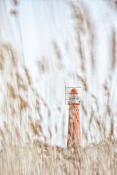 Red North Lighthouse Schiermonnikoog by Ron van der Stappen