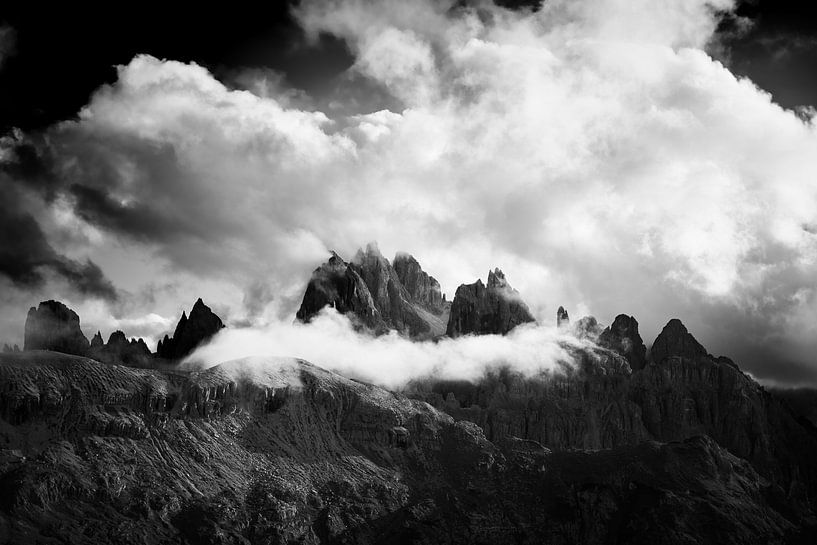 Nuages matinaux de Tre Cime par T. Lenaerts