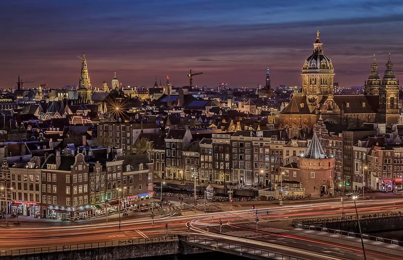 Skyline Amsterdam von Dennisart Fotografie