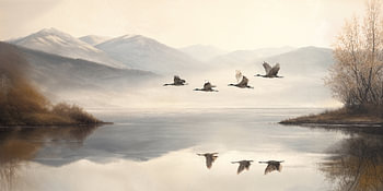 Migration der Kraniche