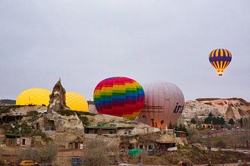 Vol en montgolfière, Cappadoce, Turquie sur Lieuwe J. Zander