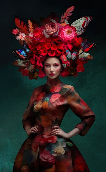 Bloemenvlucht van OEVER.ART