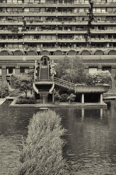 Foto van de binnenplaats in de Barbican von Dennis Morshuis