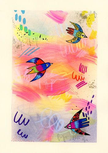 Wenn Farben fliegen lernen von Buntwal